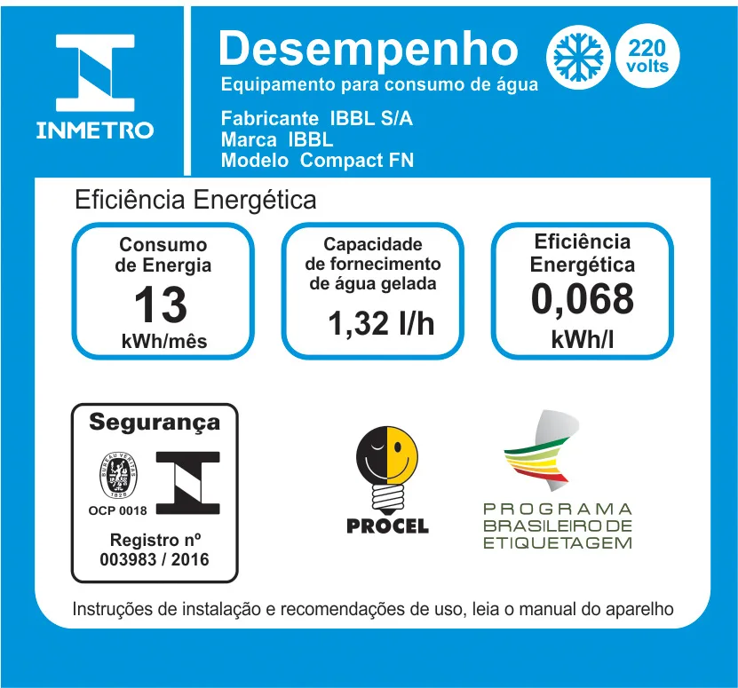 Bebedouro de Galão IBBL - COMPACT FN 2000 - Prata - Imagem 4