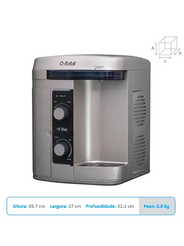 Purificador de Água IBBL E-Due - Prata - Imagem 2
